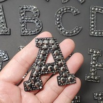 자전거펑크패치 A-Z 패치 아이언 의류에 대한 수 놓은 편지 의류 로고 아플리케 펑크 줄무늬, [16] P