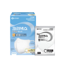 크리넥스 KF80 입체형마스크 흰색 소형 1매 10개입 (낱개포장), 30매입