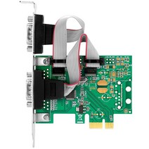 PCIe 2 포트 직렬 확장 카드 PCI for Express PCI-E to Industrial DB9 x2 직렬 RS232 COM 포트 어댑터 Wch CH382L Ch