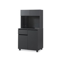 TP 1540탕비장 상부올문 서랍형, 마블프레임/화이트그레이