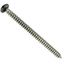 Hard-to-Find Fastener 014973208455 Black Phillips Pan Sheet Metal Screws 8 x 2-1/2 Piece-100 null, 1