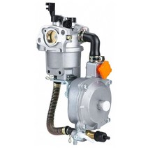 혼다 호환 가솔린 발전기용 새로운 듀얼 연료 기화기 GX160 2KW 168F GX200 170F 수동 초크 LPG NG 변환, 01 은, 01 Silver