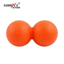 라크로스볼 마사지볼 땅콩볼 지압공 마사지 볼 피트니스 땅콩 근막 라크로스 발 목 척추 어깨 물리적 트리거 포인트 치료, [07] STYLE4 Orange