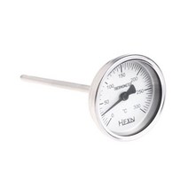 Wss-303Stainless 강철 304 bi-metal 온도계 도관 수온 표면 50 100 Degree 1/4PT Thread, 04 빨간