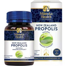 Manuka 마누카 헬스 뉴질랜드 프로폴리스 60캡슐 30mg 식이 보조제, 기본