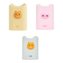 홈앤키즈 카카오프렌즈 탁상 입체 스윙 휴지통 (라이언 어피치) 미니휴지통, 라이언(그레이)