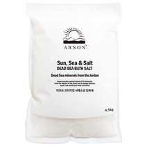 아르논 사해소금 바스솔트 내추럴, 4.5kg, 18개
