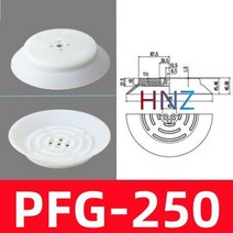 CONVUM manipulator 진공 흡입 컵 피팅 VPJN-1.5 산업용 공압 액세서리 커넥터 PFG-1/1.5/2/3/4/5, [10] PFG-250S X 1PCS