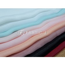 대폭 실키 사틴 무지 노방 오간자 원단 9종 FJ-116, 에메랄드