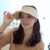 여름 밀짚 여성 대박썬캡 모자