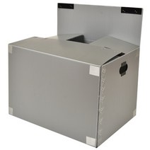 뉴프라테크 이사박스 고급벨크로 4호, 은색