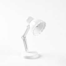 인테리어 아기방 어린이 DIY 가정 미니 테이블 램프 천장 조명 LED 라이트 인형 집 장난감 선물 미니어처 가구, [02] A-white