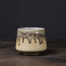 다카하루 손잡이 없는 물컵 도자기 물잔 도자기잔 업소용 일본식, M