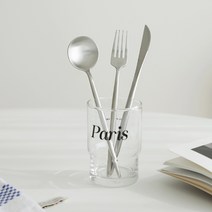 주닷 실버 커트러리 스푼 포크 나이프 세트, 스푼+포크+나이프 세트
