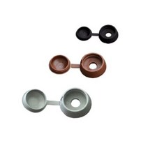 토토의선물 뚜껑 마개 볼트 캡 마감재 부속 PVC 검정 갈색 회색 토토철물, 7.볼트캡/12x43/흑색/MG(10개)