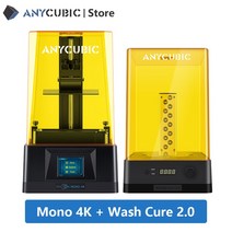 ANYCUBICPhoton Mono 4K 3D 프린터 LCD 623 인치 단색 스크린 고해상도 고속 인쇄 UV 수지 3d 애니큐빅 포톤 모노116333, 02 PM4K-WS2
