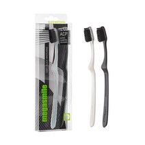 메가스마일 소프트 Black 화이트닝 칫솔 1S04 화이트 + 블랙, 1세트, 2개