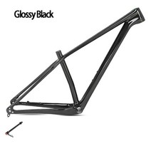 카본프레임 산악 자전거 카본 프레임 스루 액슬 디스크 브레이크 내부 케이블, 02 Glossy Black_01 27.5x15.5