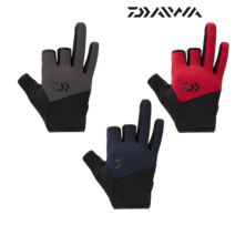 다이와 방풍 3컷 낚시장갑 DG-8922W 사계절용 글러브, 회색, 1개