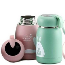 에이미래빗 스마트터치 온도표시 온도계보온병 320ml 친환경경텀블러, 민트