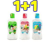 댕이몰 1+1 동ㅇr제약 가그린 어린이 구강청결제 380ml 사과 딸기 풍선껌, 딸기+사과
