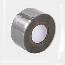 인터바겐 초강력 내열 전기 보수 실리콘절연테이프 자기융착테이프 - 그레이, 2개