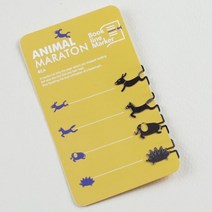 북라인마커 콤팩트 북마크 책갈피, 구름자전거