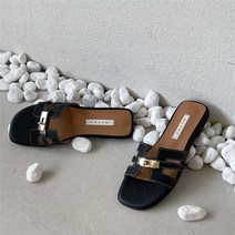 코지일이삼 코지23 여자 여성뮬 플랫샌들 연예인들 많이 신는 여성 슬리퍼 (7348537)