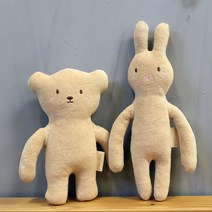 슈톨렌 브라우니 모찌모찌 오가닉 애착인형_곰돌이 토끼, 2. 토끼 26cm
