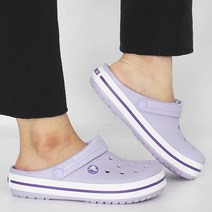 크록스 여성 크록밴드 샌들 여자샌들 여름샌들 물놀이신발 라벤더