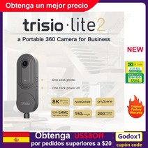 Trisio Lite 2 360 카메라부동산 중개인 및 사진 작가를 위해 설계됨 파노라마 8K 32MP HD VR 이미지 캡처 용이, 1개