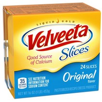 벨비타 벨베타 오리지널 치즈 슬라이스 24개입 Velveeta Cheese Slices