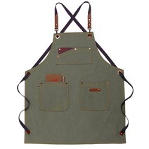 오가닉라이프 캔버스 스페셜 앞치마 모음 빅사이즈 생활방수 공방 카페 작업실 빅앞치마 예쁜앞치마, 캔버스 스페셜 앞치마 (민트)