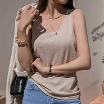 나크21 55 88 레이어드 라운드 린넨나시 NK21-T-37
