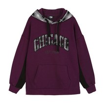 엔비에이 CHI BULLS 체크배색 후드풀오버(N184TH701P)