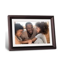 결혼 액자 LOVCUBE 디지털 사진 프레임 10.1인치 WiFi 프레임HD, F20W WiFi Dark brown