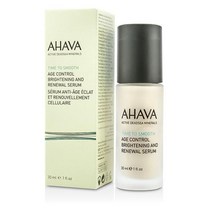 아하바 - 타임 투 스무드 에이지 컨트롤 브라이트닝 앤 리뉴얼 세럼, 30ml/1oz