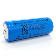 엔제이몰 리튬이온 26650 5000mAh 충전지, 1개, 1개