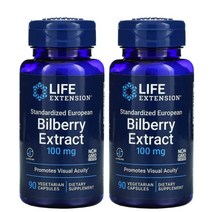 라이프익스텐션 빌베리 추출물 90정 밀토셀렉트 2개