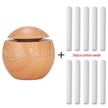 불멍&쿨멍 무드등 가습기 130ML 초음파 USB 공기 가습기 아로마 디퓨저 휴미디파이어 에센셜 오일 원격 제, 08 005