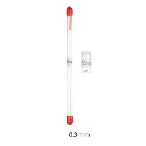 1세트 0.2mm/0.3mm/0.5mm 에어 브러시 노즐 니들 캡 교체 스프레이 건 부품 페인팅 바디 워크 액세서리, 02 0.3mm