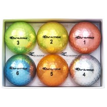 크로맥스 골프공 Chromax Metallic M5 Colored Golf Balls, silver