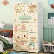 JUNSHANG 오버사이즈 플라스틱 수납장 서랍장 키즈 옷 수납함 여러 겹 정리함 박스JKSAAjka236, B 114*38*58=5층