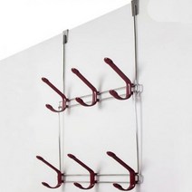 문상단 걸이형 도어후크 2단 스텐 옷걸이, 기본, 기본