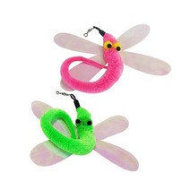 쥬쥬베 고양이 장난감 2단 낚시대 - 잠자리 리필, 핑크, 1개