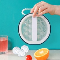 팥빙수기계 빙설기 수동빙수기 가정용 얼음가는기계 아이스 가정용 휴대용 제빙기, 얼음 주전자 블루