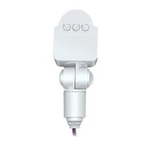 모션 센서 인체 센서 조정 PIR 모션 센서 감지기 LED 라이트 180 ° 회전 스위치, 하나, 하얀