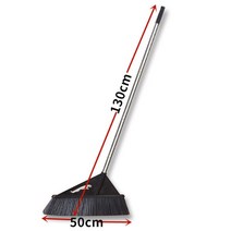 대형 빗자루 야외 청소 플라스틱 단단한, B. 50cm x 130cm