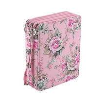 BTSKY 색연필케이스 컬러 케이스 대용량 파우치 펜슬 203858, Pink Rose, Pink Rose