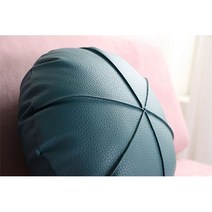 조브라운 원형 호박 디자인 소파 쿠션 동그란 쿠션, 속무늬, 연그레이